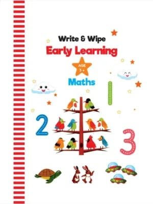 Allied School Playgroup Math Write And Wipe Book