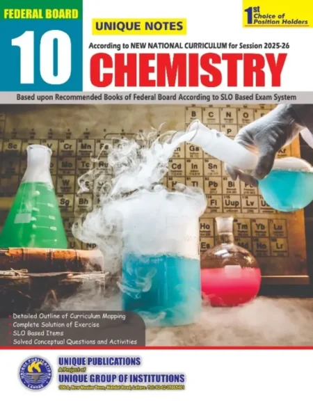 Unique Notes Chemistry Class 10 (Federal Board) – Buy Online