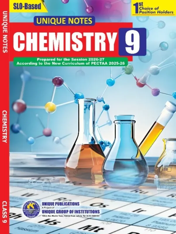 Buy Unique Notes Chemistry Book Class 9 Online, Home Delivery