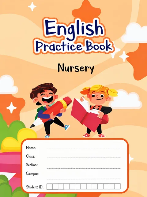 English Practice Book – Nursery