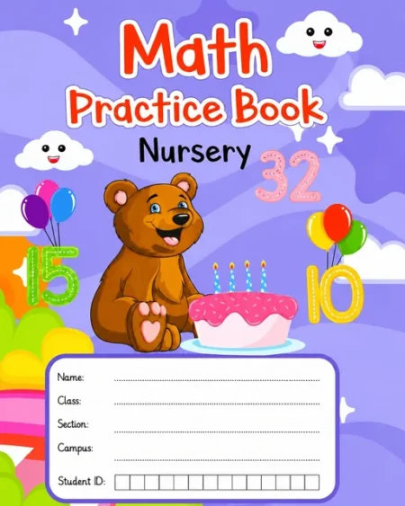 Math Practice Book – Nursery
