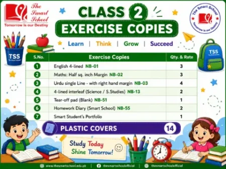 Buy The Smart School Class 2 Exercise Copies Online