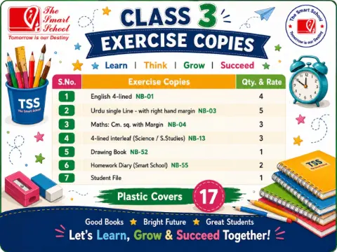 Buy The Smart School Class 3 Exercise Copies Online