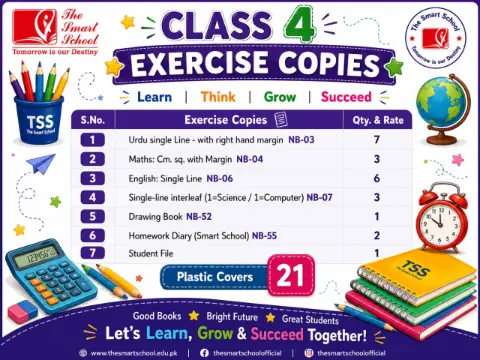 Buy The Smart School Class 4 Exercise Copies Online