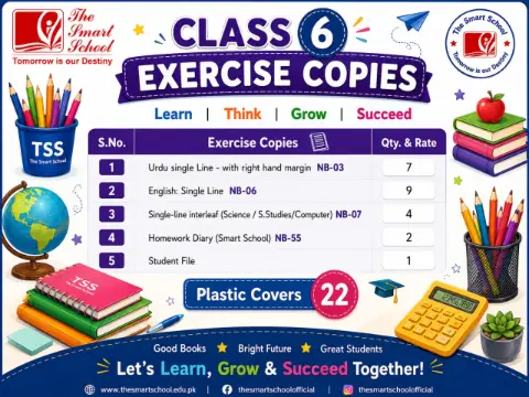Buy The Smart School Class 6 Exercise Copies Online