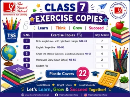Buy The Smart School Class 7 Exercise Copies Online