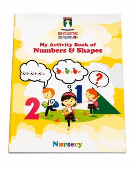 My Activity Book of Numbers & Shapes Nursery Class | The Educators School