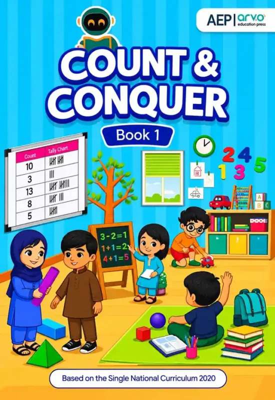 Count & Conquer (Maths) Book 1 | Class 1 | Allied School