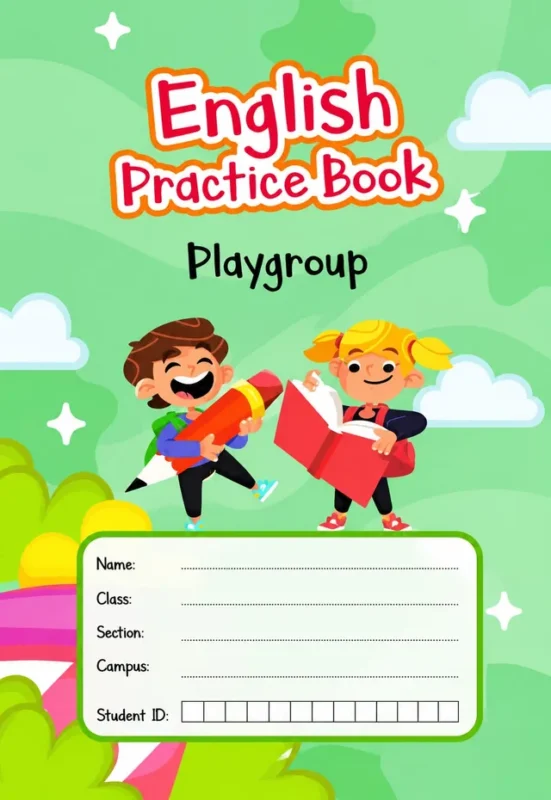 English Practice Book | Play Group | Allied School