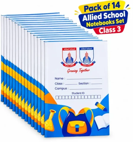 Notebooks Set (Pack of 14) | Class 3 | Allied School