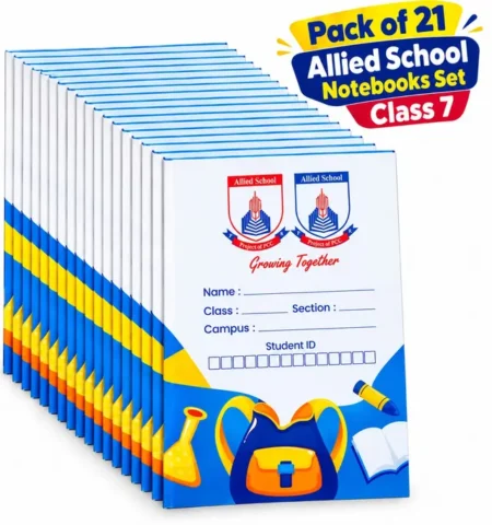 Notebooks Set (Pack of 21) | Class 7 | Allied School